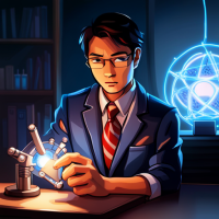 Prompt: In the dimly lit lab space, a young and focused Asian engineer meticulously assembles a miniature nuclear fusion reactor for a mechatronic suite, drawing inspiration from Iron Man's iconic armor suit. The blue hues of the late-night environment create an atmosphere of intrigue and dedication, while the brightly shining light from the arc reactor casts a mesmerizing glow. With ultra-realistic and high-definition precision, this photograph captures the engineer's unwavering determination and the cutting-edge technology he harnesses. Captured with a Nikon D850 and a Nikkor 24-70mm f/2.8 lens, in the style of renowned photographer Annie Leibovitz. --ar 3:4 --s 1000 --c 80. Negative Prompt: Sci-Fi: (bad anatomy:1.4), (bad proportions:1.4), (deformed:1.3), disfigured, blurry, low quality, gross proportions, (ugly:1.3), (cloned spaceships:1.3), (oversaturated:1.2), (weird alien shapes:1.5), extra limbs, extra arms, extra legs, extra fingers, fused fingers, too many fingers, long neck, (mutated hands:1.2), mutation, mutilated, (lowres:1.2), (cropped:1.2), out of frame, (poorly drawn planets:1.3), poorly drawn hands, (dehydrated:1.2), (worst quality:1.4), (duplicate:1.2), error, (JPEG artifacts:1.2), watermark, (username:1.1), signature, text. 